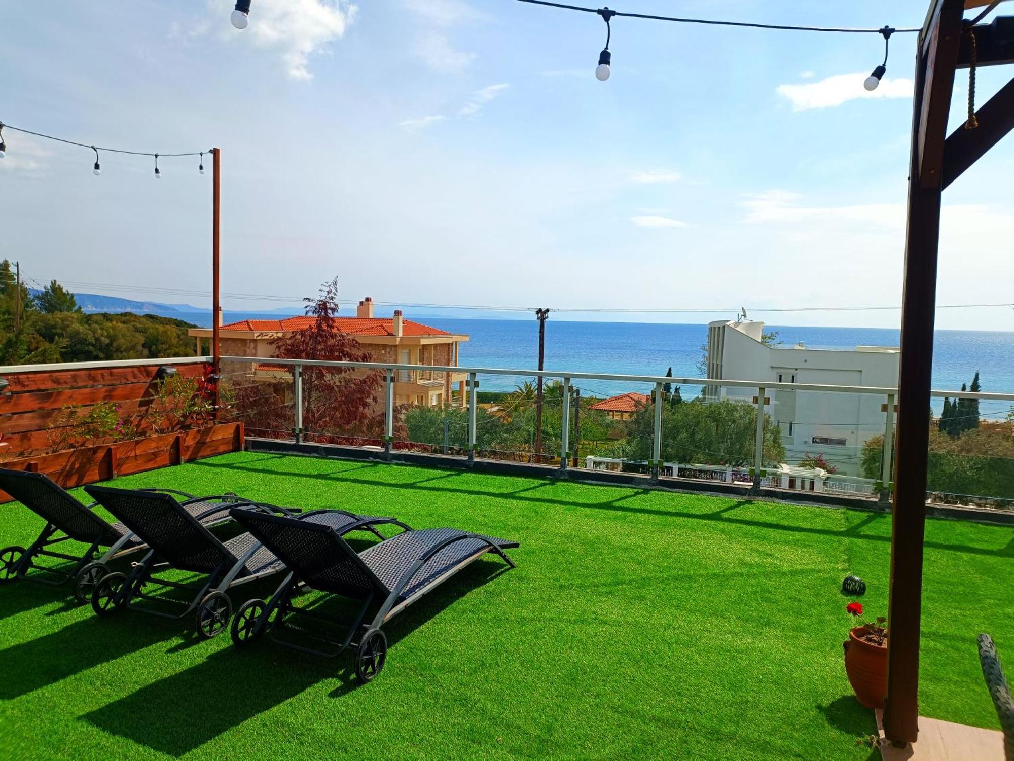 Salonikiou Beach Apartments & Villas Agios Nikolaos  Eksteriør billede