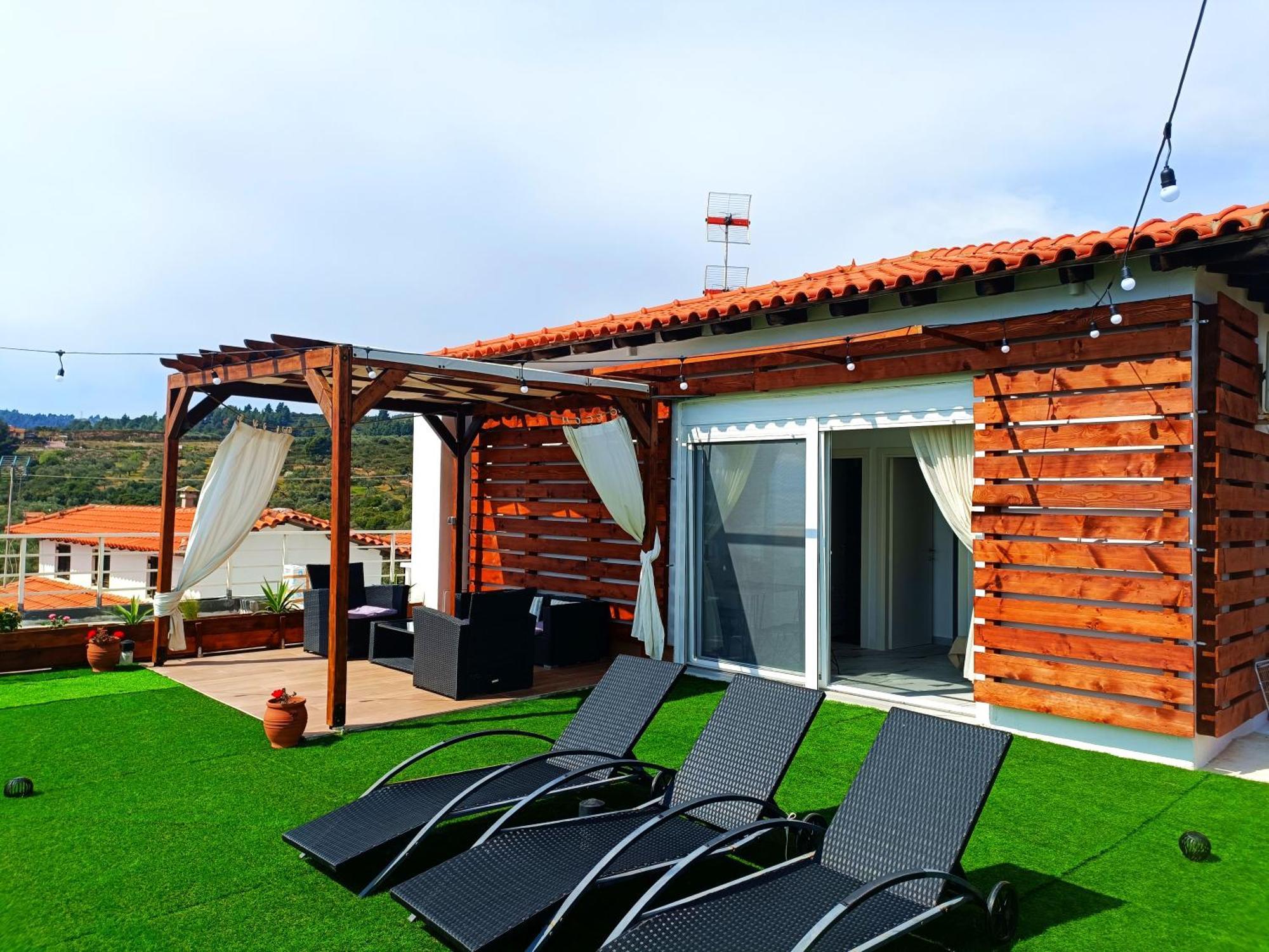 Salonikiou Beach Apartments & Villas Agios Nikolaos  Eksteriør billede